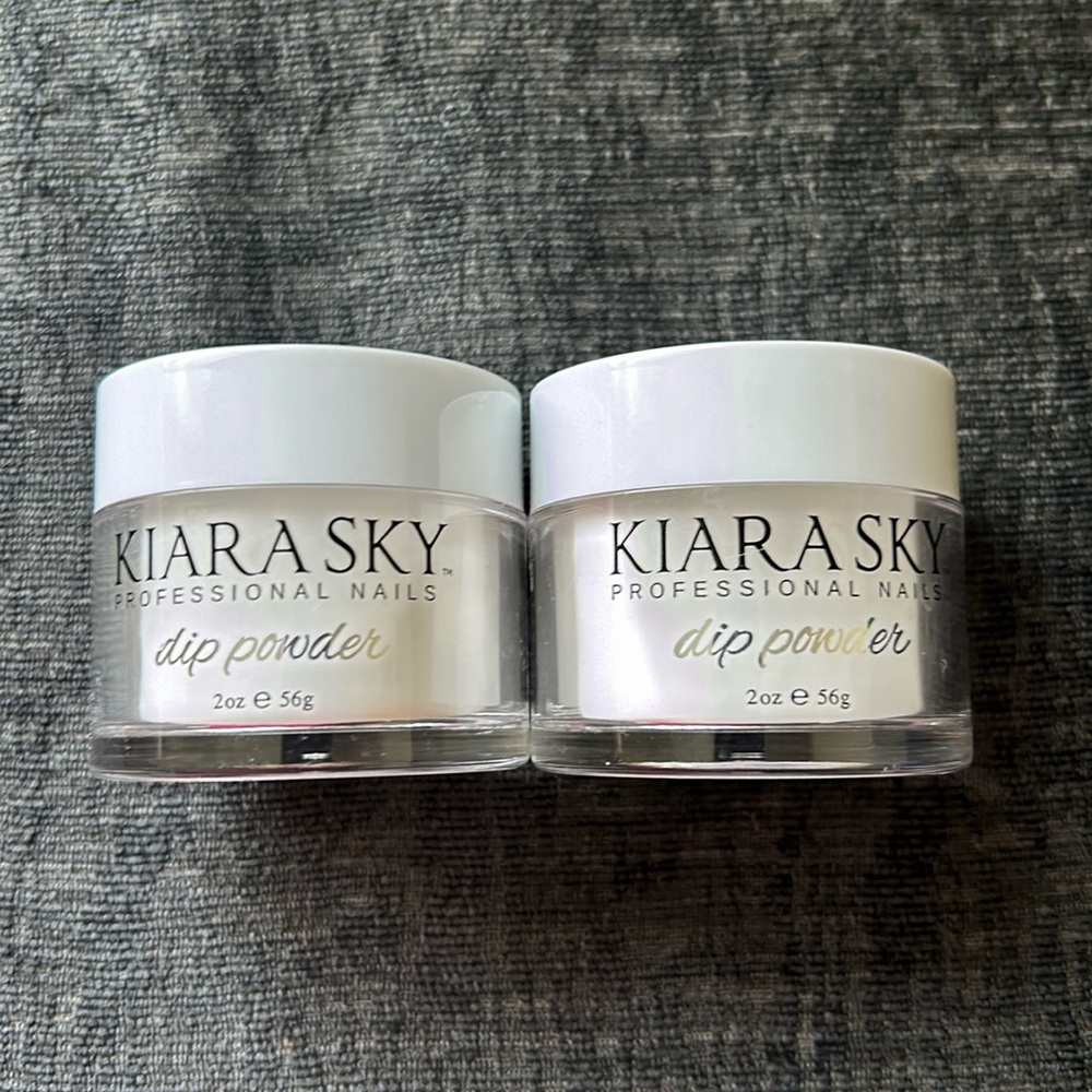 Kiara Sky Natural and Clear Dip Powders